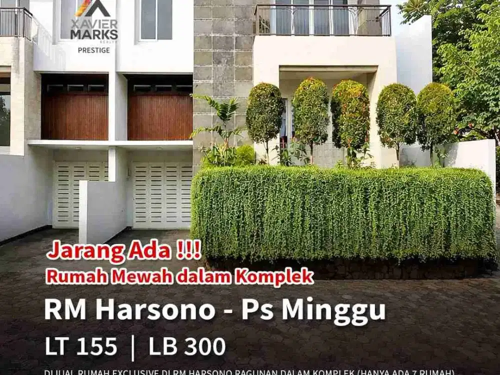 Rumah exclusive di RM Harsono, Ragunan, Pasar Minggu, di dalam komplek (hanya ada 7 rumah)

Strategic location (3min to nearest toll, 7min to Cilandak Town Square, 15min to Pondok Indah)
Area Aman, Nyaman, Tenang
Bebas Banjir

- Gated - 24hour security
-