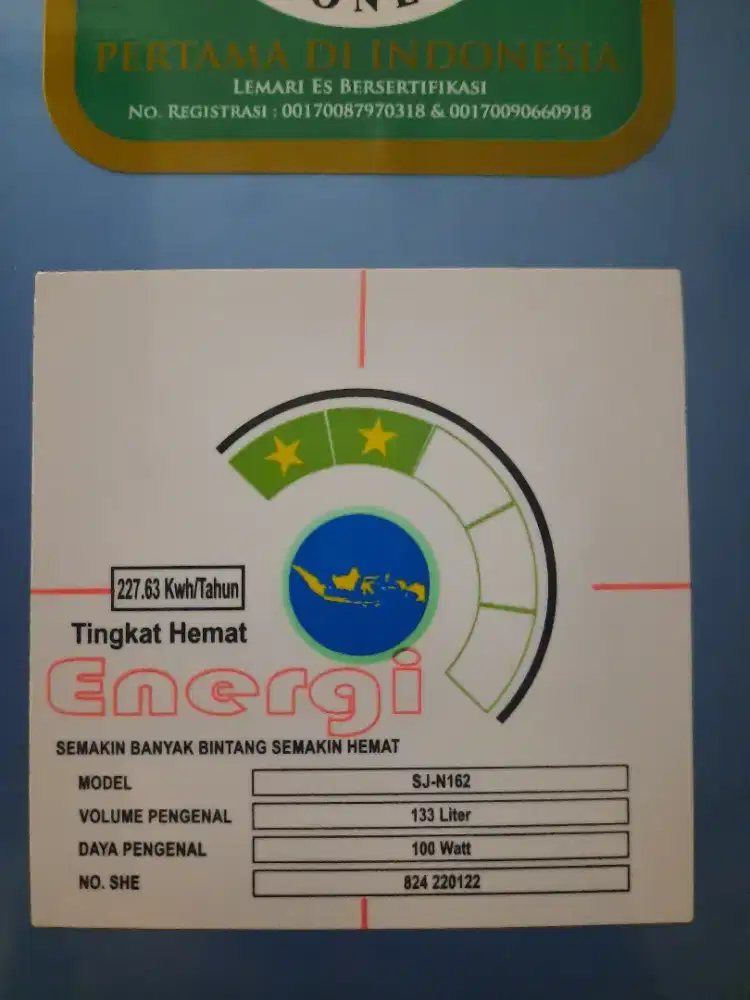 Kulkas 1 Pintu Sharp