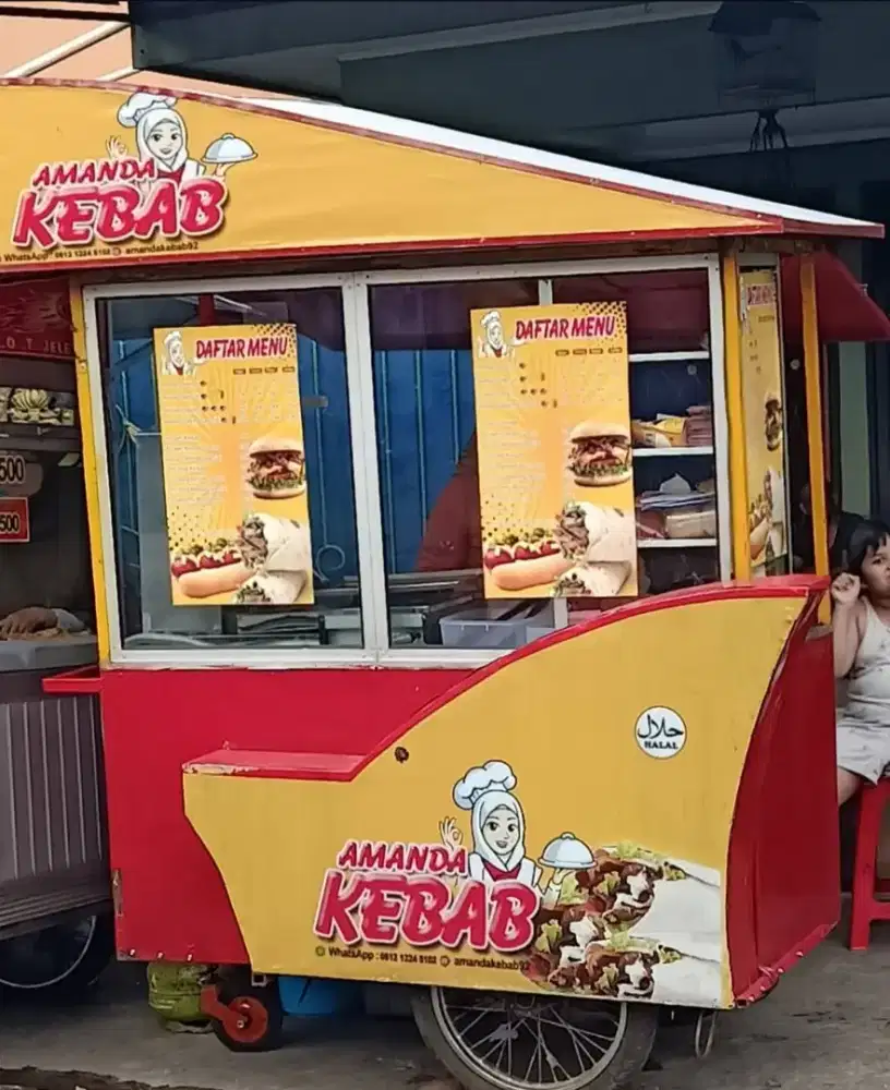 DIJUAL MURAH Gerobak Kebab