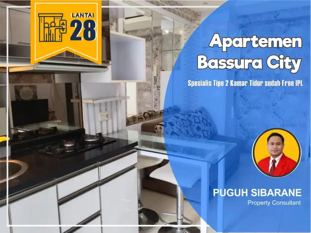 Apartemen Bassura City Tipe 2 Bedroom Furnished sudah Fre IPL