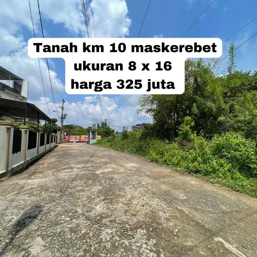 TANAH KM 10 KOTA PALEMBANG