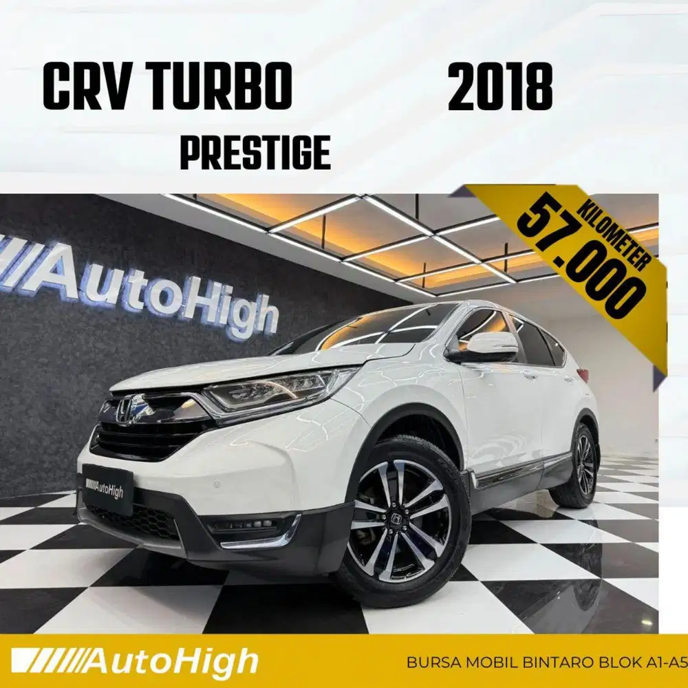 DP10% [Km57.000] CRV Prestige 2018 White / CR-V Reg 2019 #AUTOHIGH