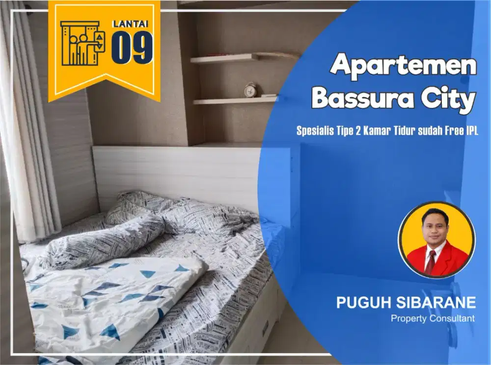 Apartemen Bassura City Tipe 2 Bedroom Furnished include IPL