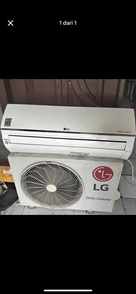AC LG INVERTER 1 PK PLES PASANG