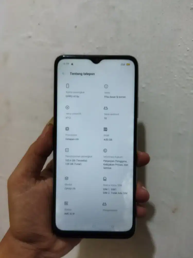 Oppo A15s ram 4/128gb normal layar bercak jual hp aja lok ciledug