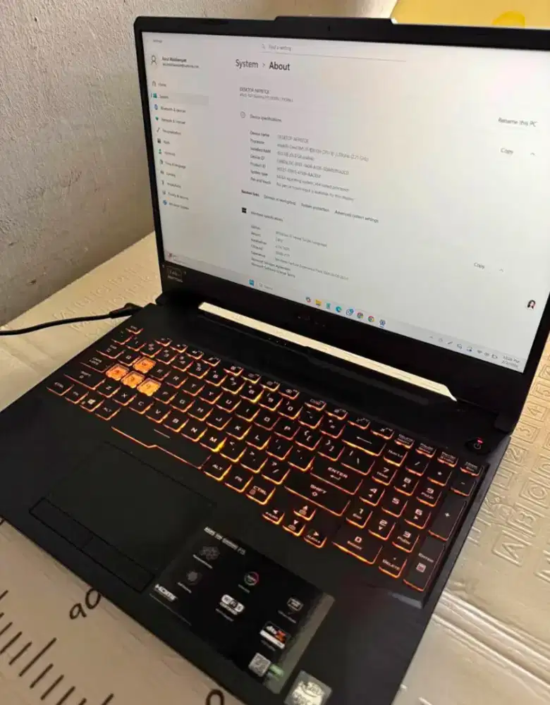 Laptop gaming asus
