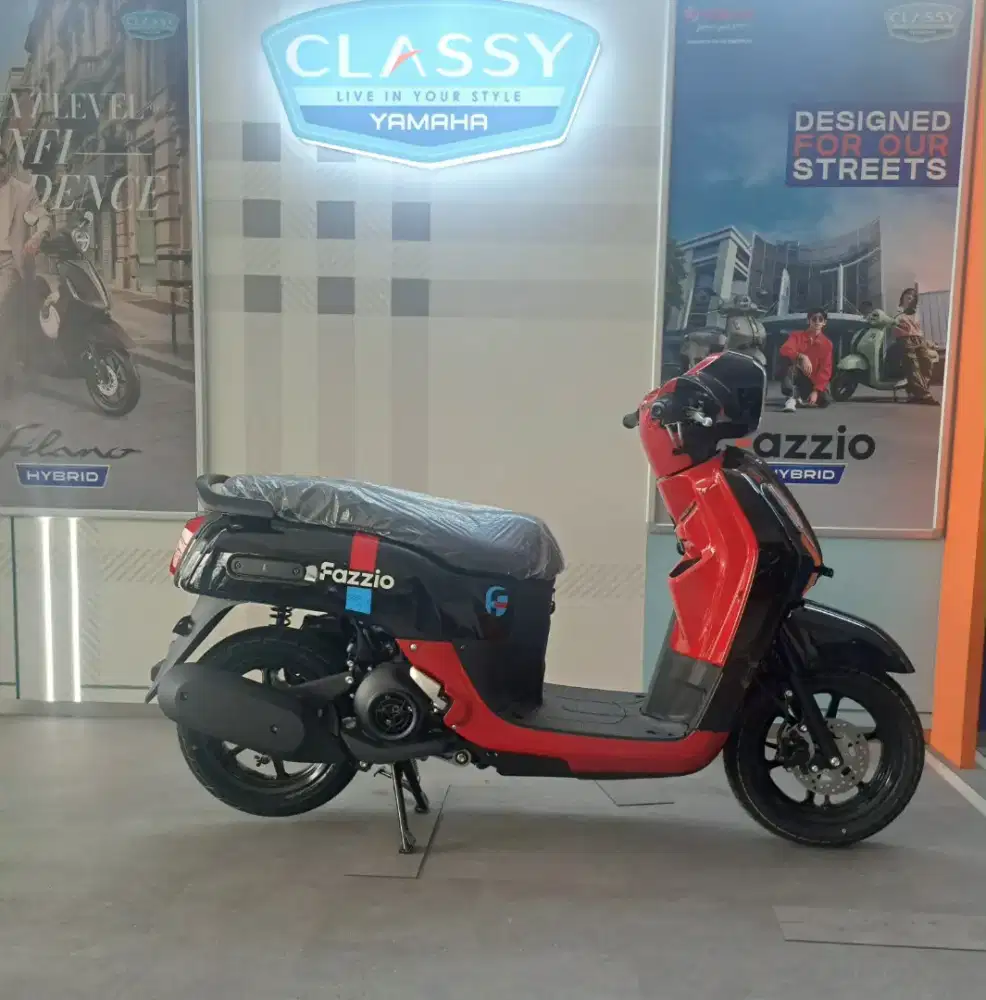 [ Motor Baru ] Fazzio hybrid kunci biasa hitam