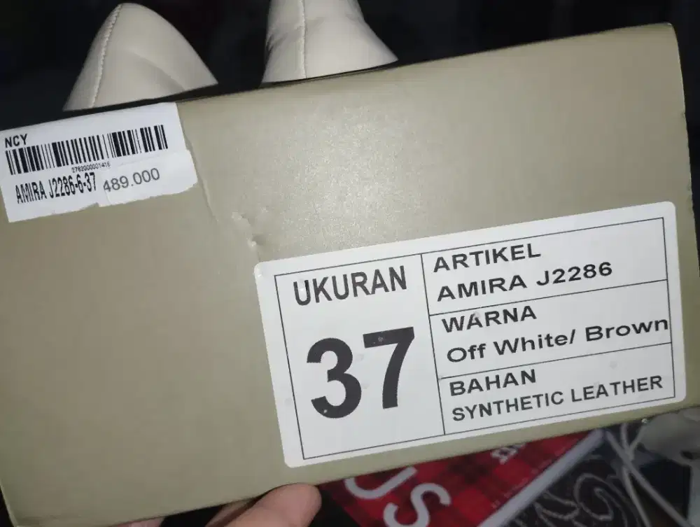 Sepatu Hak tinggi merk NCY- uk.37