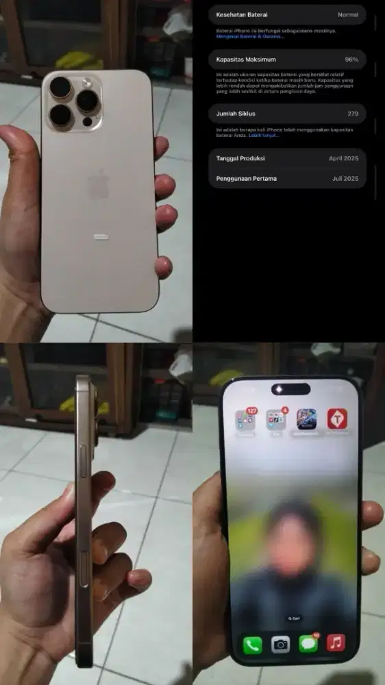 ip 16 pm,256 gb. ex Blibli