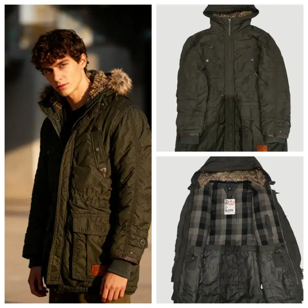 Jaket Tommy Hilfiger parka casual