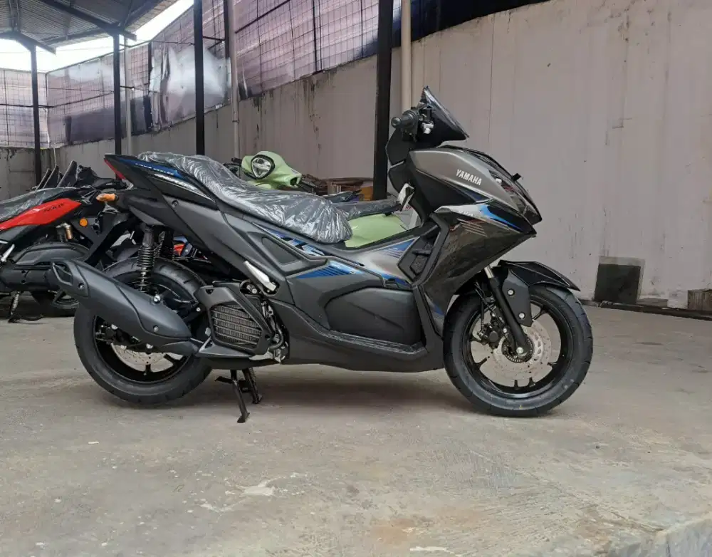 [ Motor Baru ] aerox alfha 155cc vva hitam