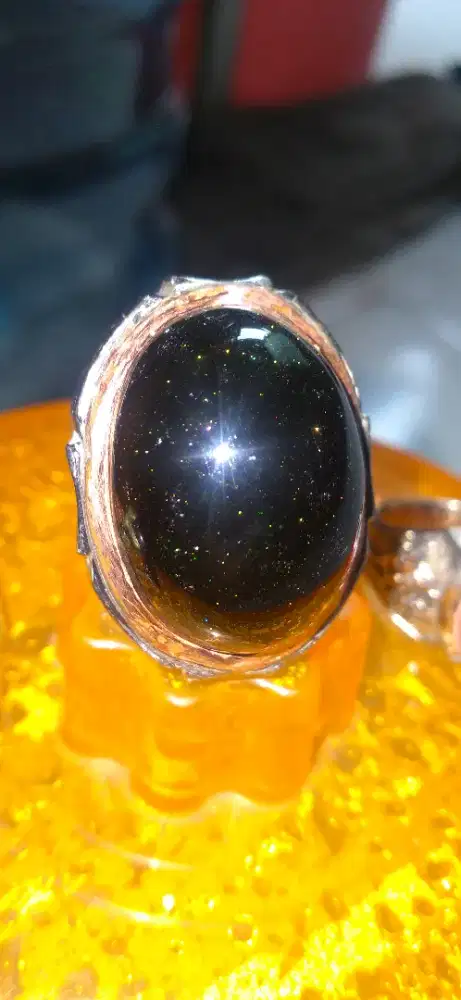 Batu akik. Pasir emas jumbo.