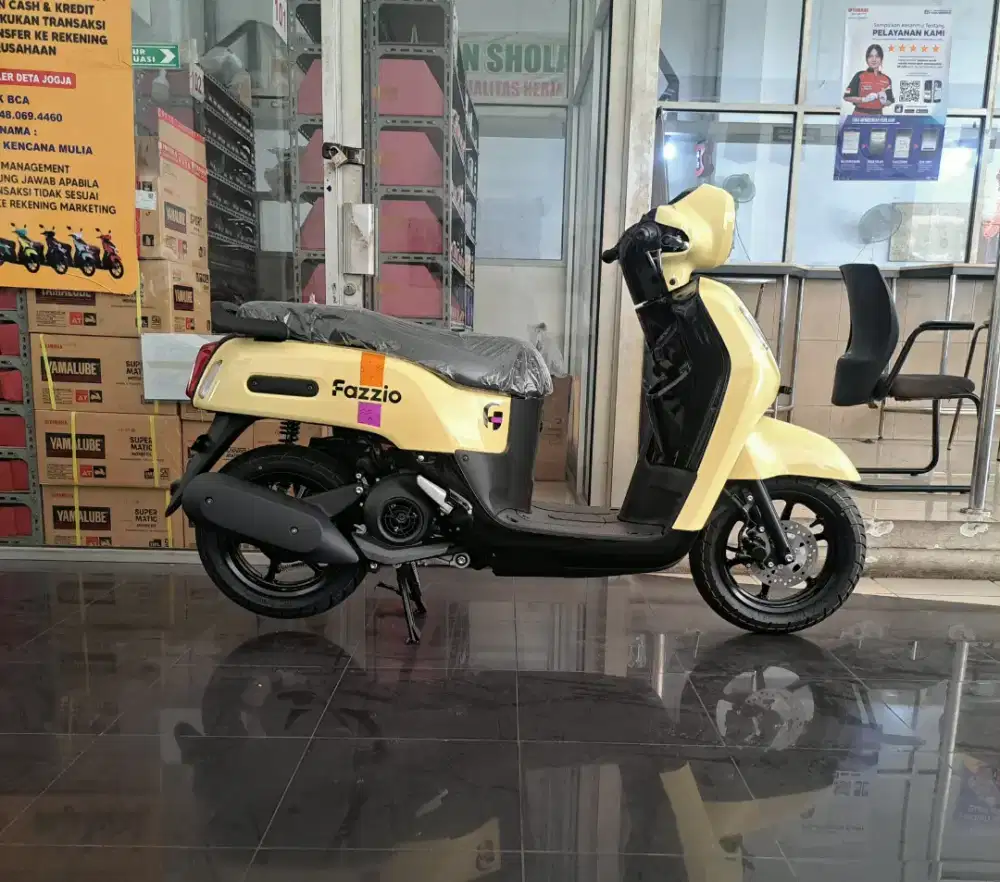 [ Motor Baru ] Fazzio hybrid kunci biasa kuning