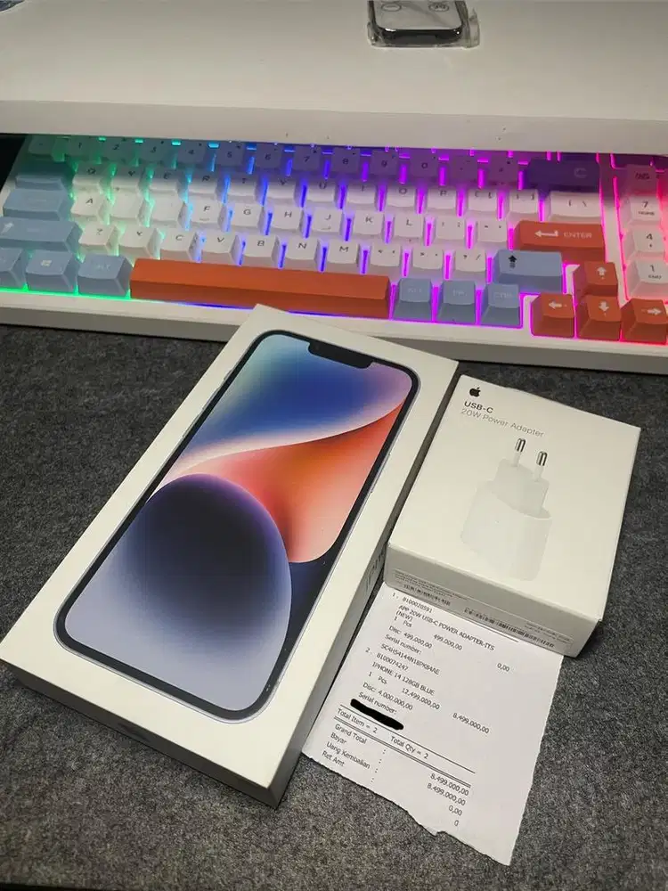 New Iphone 14 128 blue