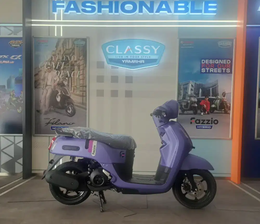 [ Motor Baru ] Fazzio hybrid neo keyles conected ungu dop