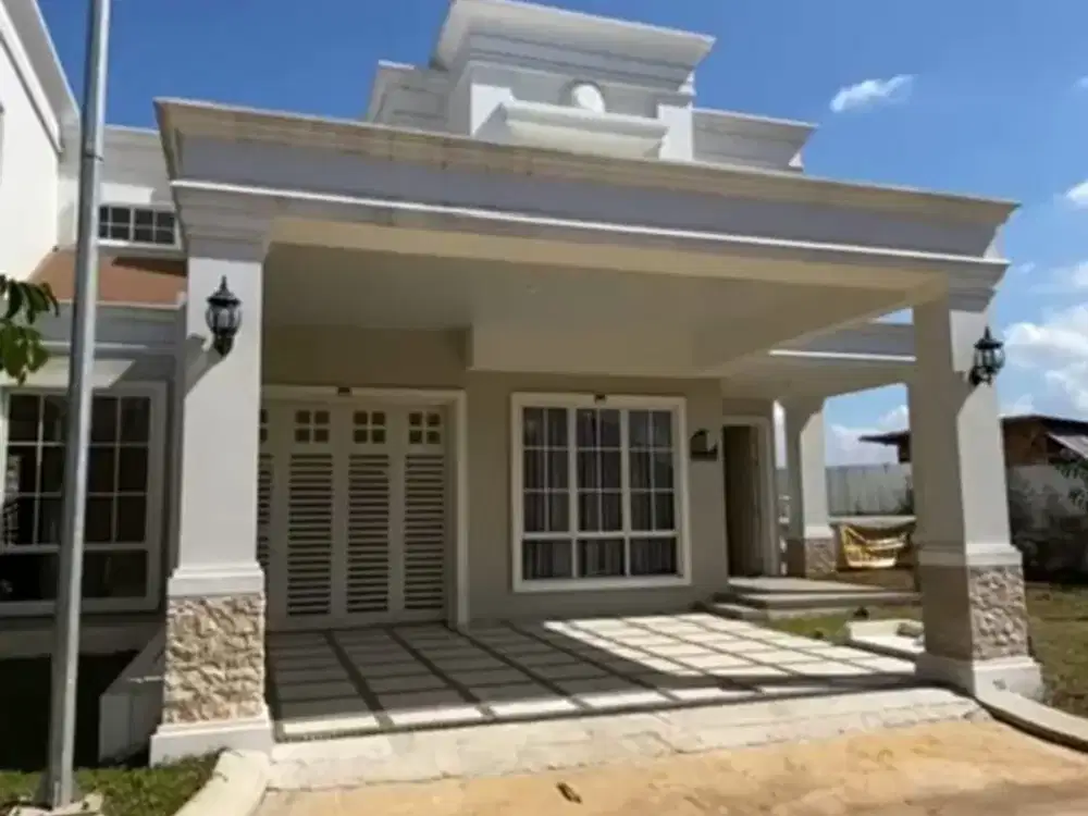 Rumah Mewah di Cluster Premium Anapuri Podomoro Park Bernuansa Resort  View Danau & View Kolam Renang