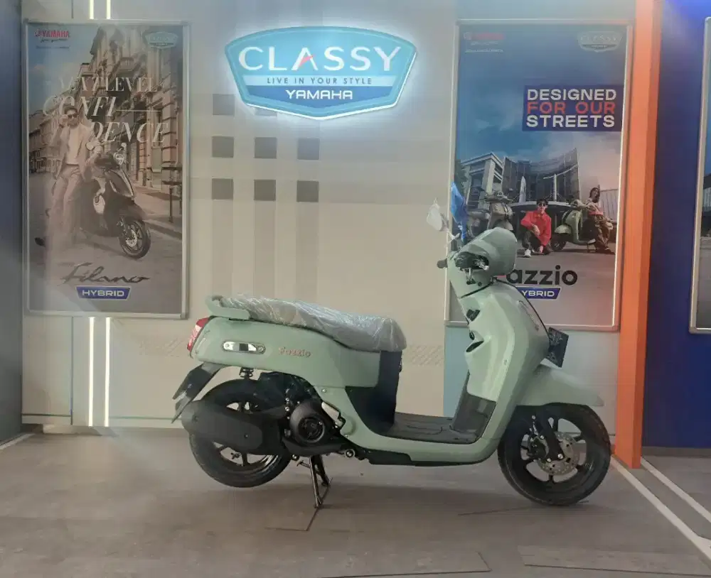 [ Motor Baru ] Fazzio hybrid LUX keyles conected greenish Gray