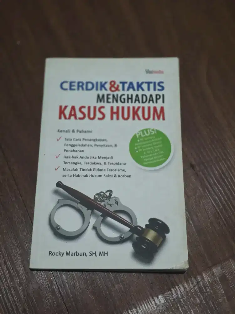 Buku Cerdik & Taktis Menghadapi Kasus Hukum - Rocky Marbun