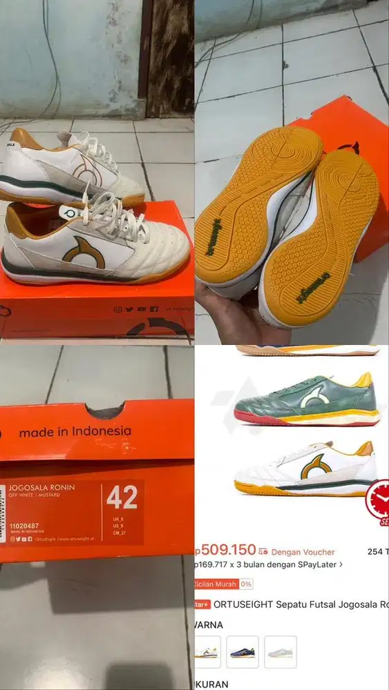 sepatu futsal ortuseight ronin