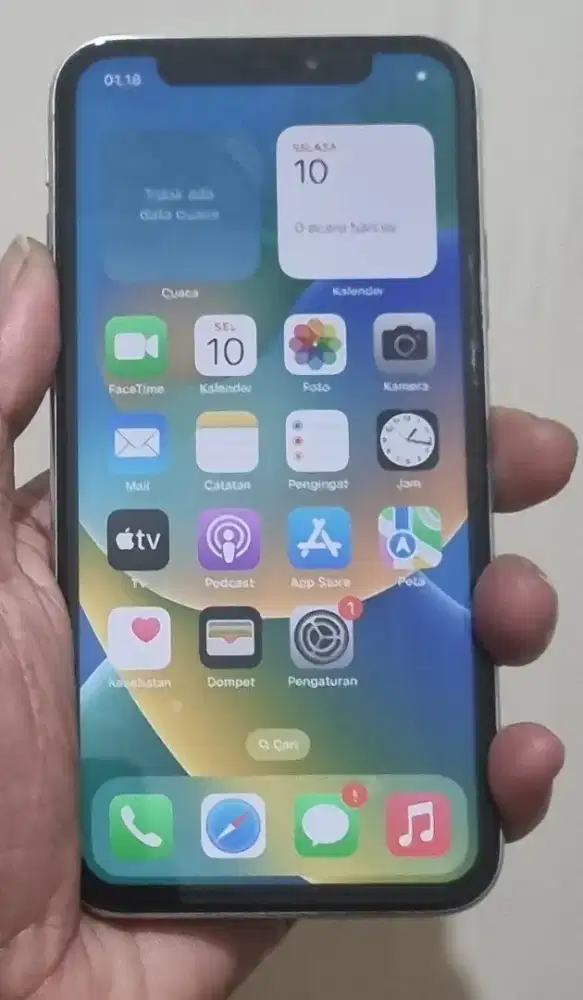 Iphone x 64 gb hp charger