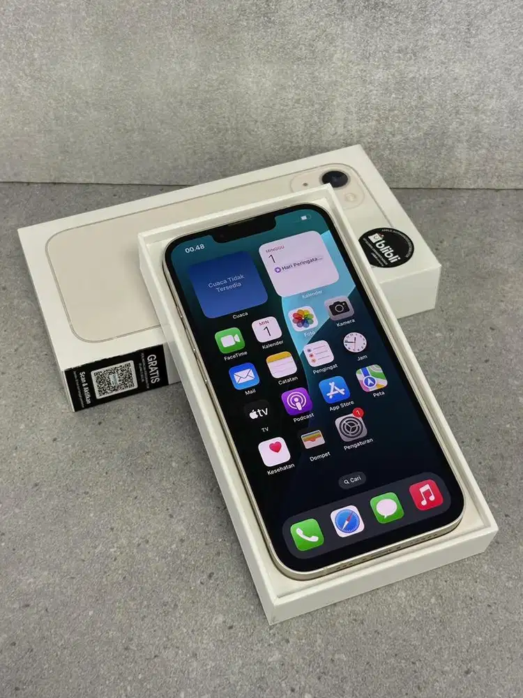 iPhone 13 128GB Second iBox Fullset