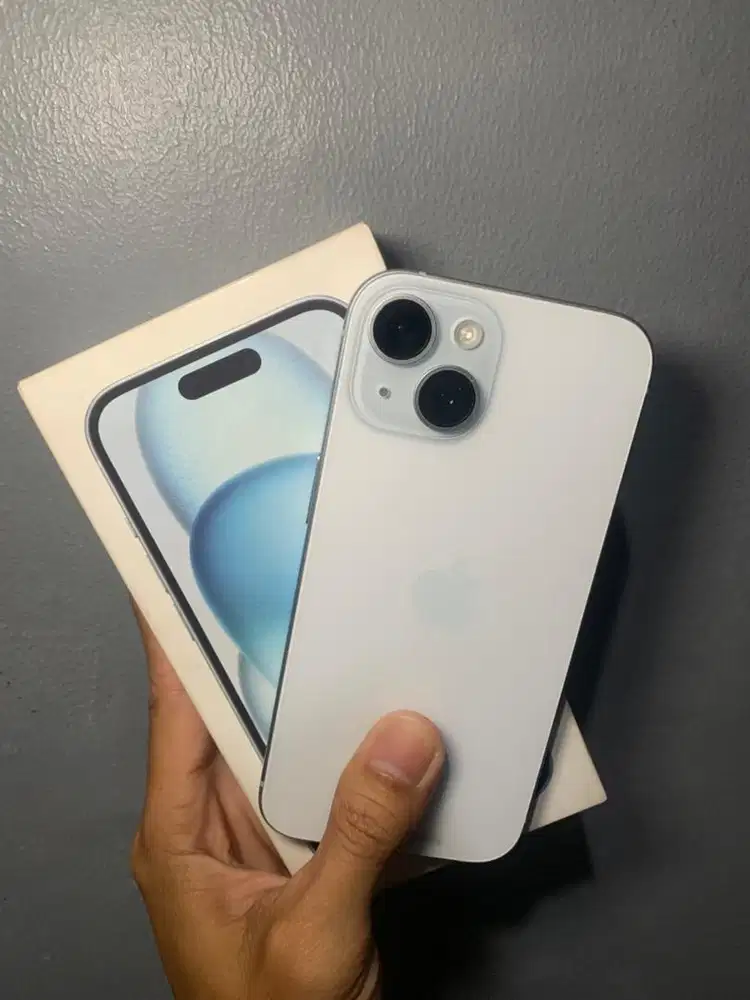 iphone 15 128gb blue resmi ibox