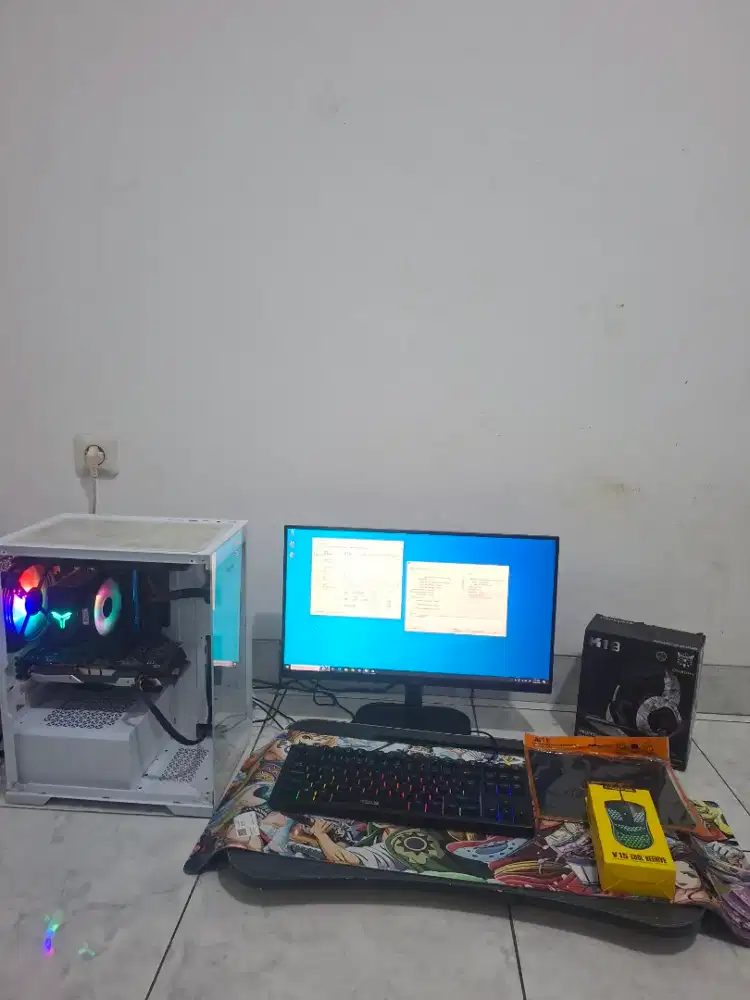 Murah Pc Fullset Pc Gaming editing core i5 gen 4 GTX 1060 no GTX 1650