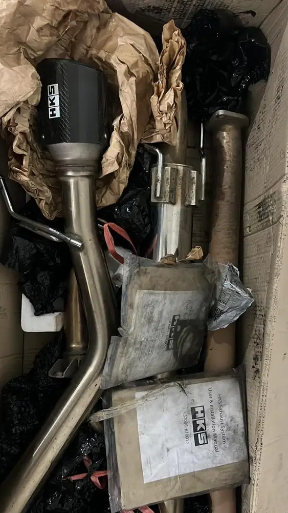 Knalpot fortuner hks legamax full system