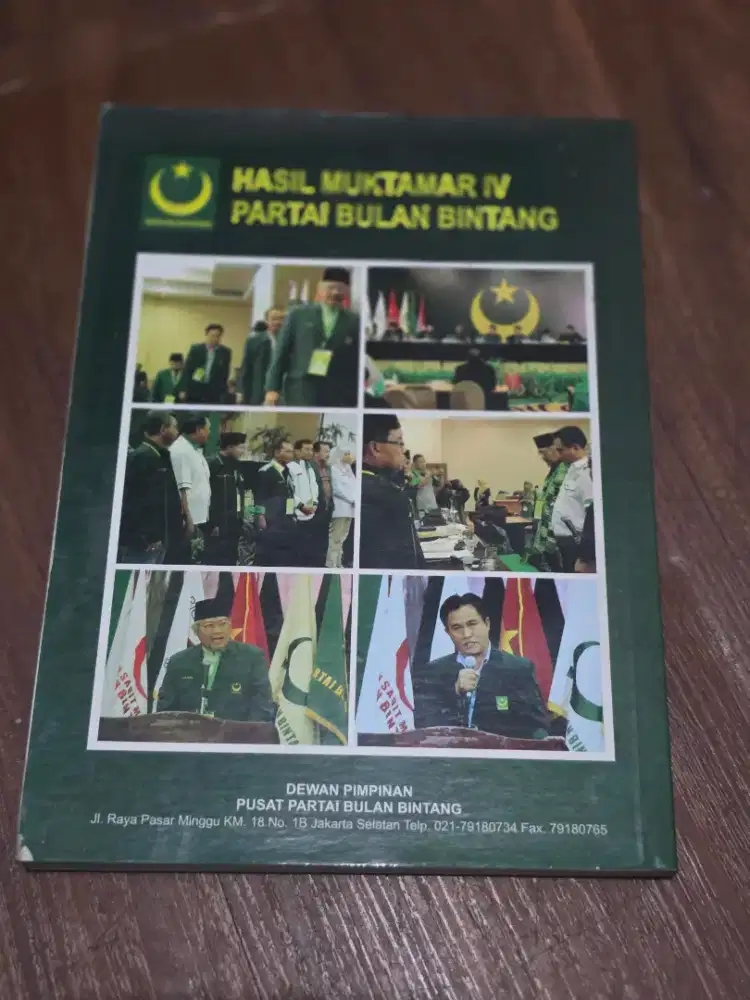 Buku Hasil Muktamar IV Partai Bulan Bintang