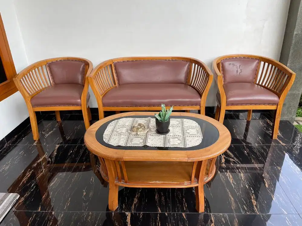 jual kursi sedan jati (preloved)