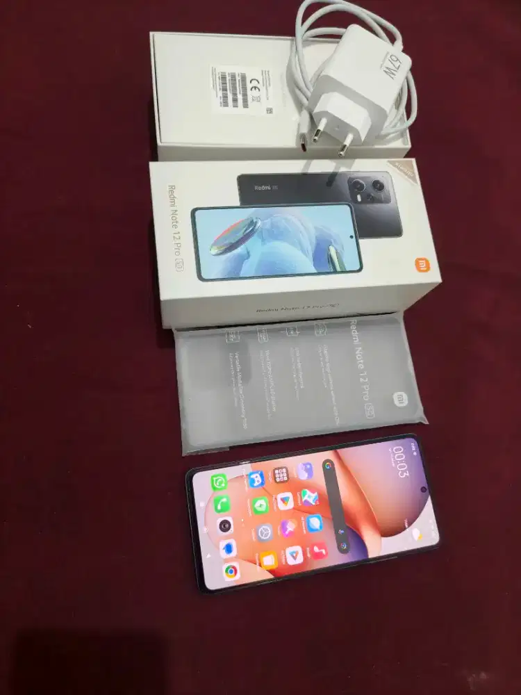 Redmi note 12 pro, 5G ram 8/256gb, mantapp mulus