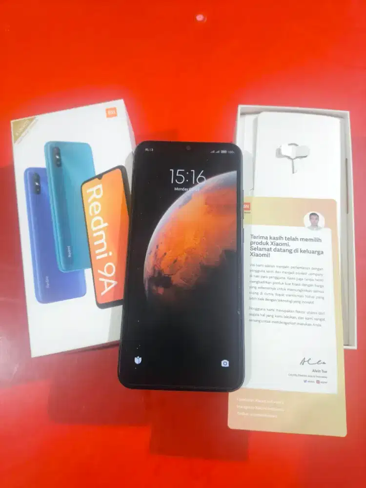 Xiaomi Redmi 9A 3/32 GB + CASING + TEMPERED

GLASS