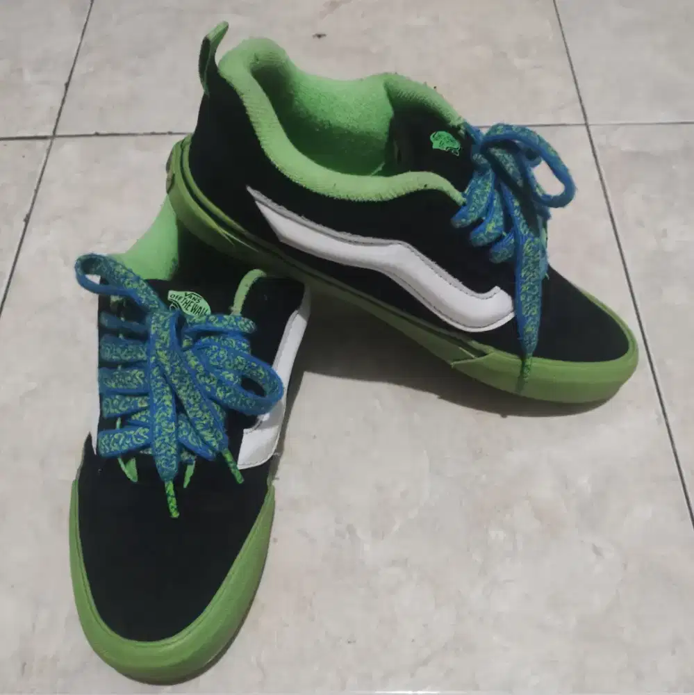 Vans Knu Skool Neon Green / Black