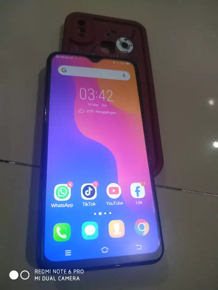Vivo y95 ram 4/32 tinggal pake mesin normal ada silikon da pake TG