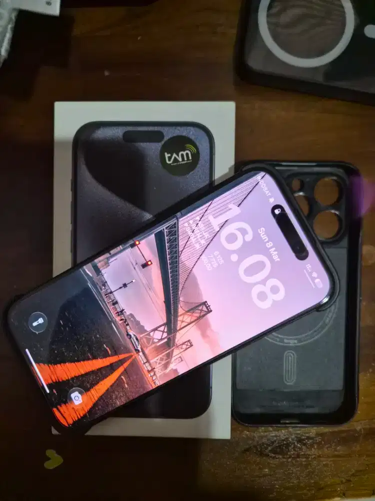 iPhone 15 Pro 128 Fullset Mulus | Ex iBox | Bonus Casing premium
