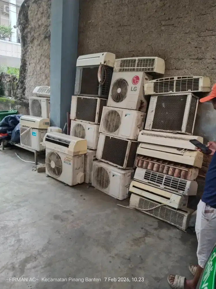 Terima ac bekas rusak