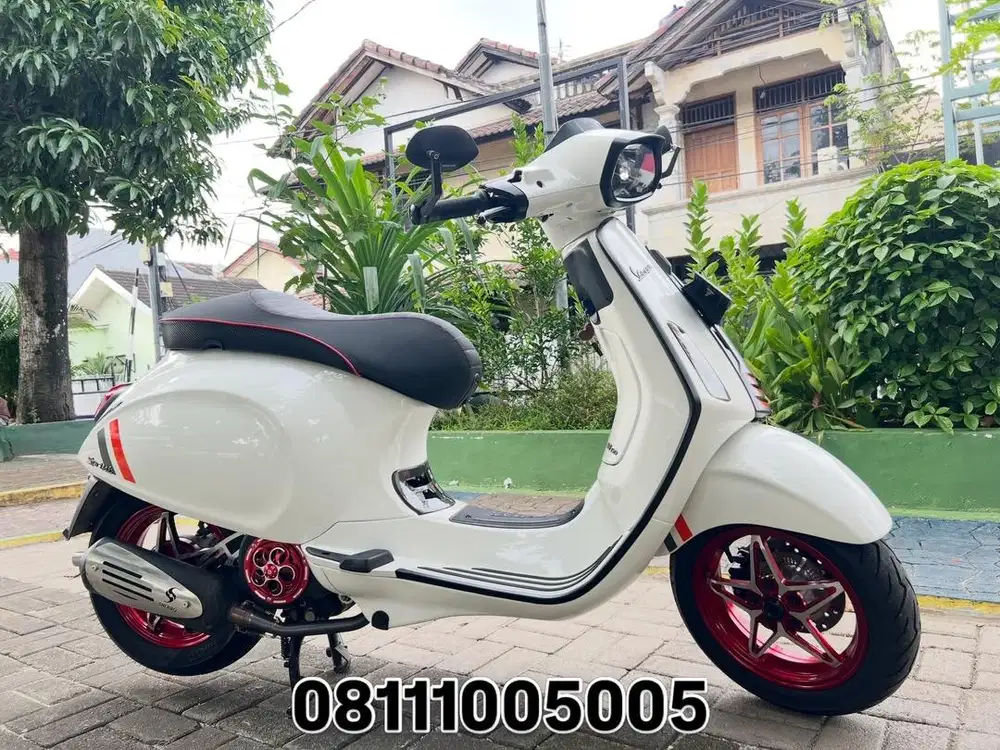 FULL MODIF KM 900 PERAK VESPA SPRINT S 150 TH 2024 LIKE NEW