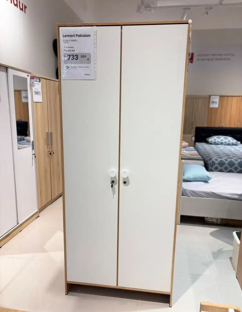Jual baru lemari pakaian minimalis