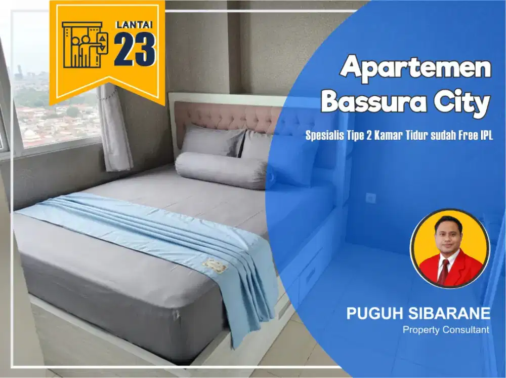 Spesialis Tower Cattleya Apartemen Bassura City Tipe 2 Bedroom