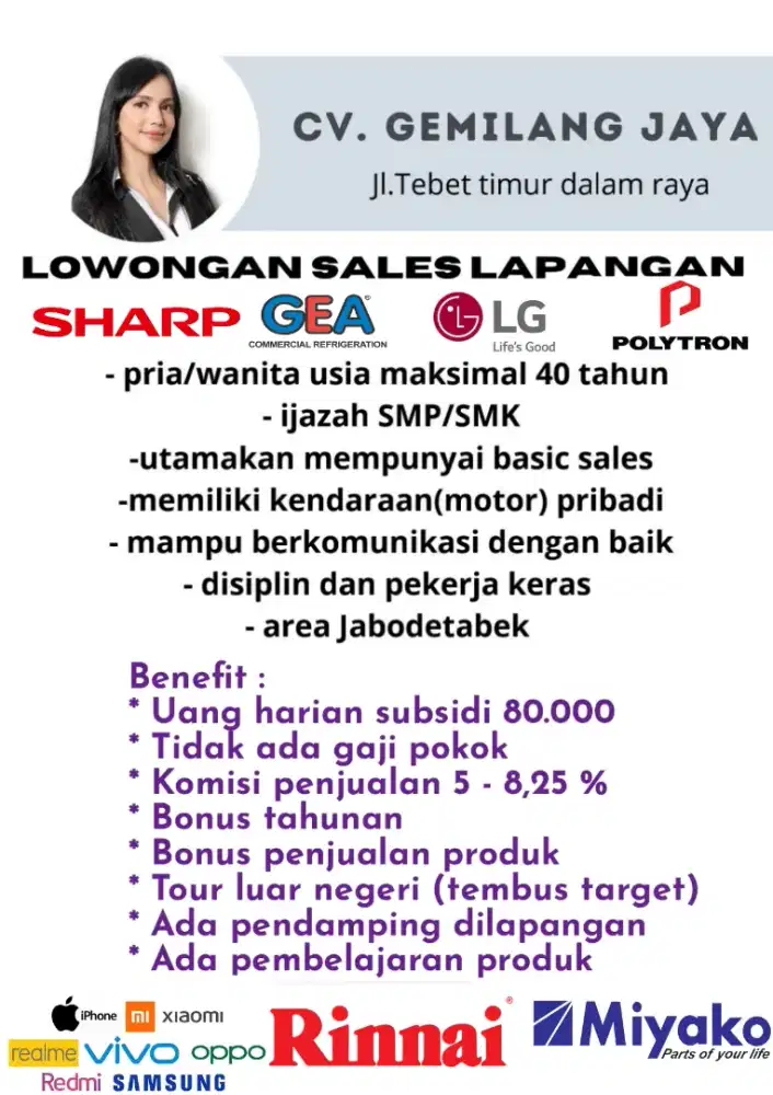 LOKER SALES LAPANGAN