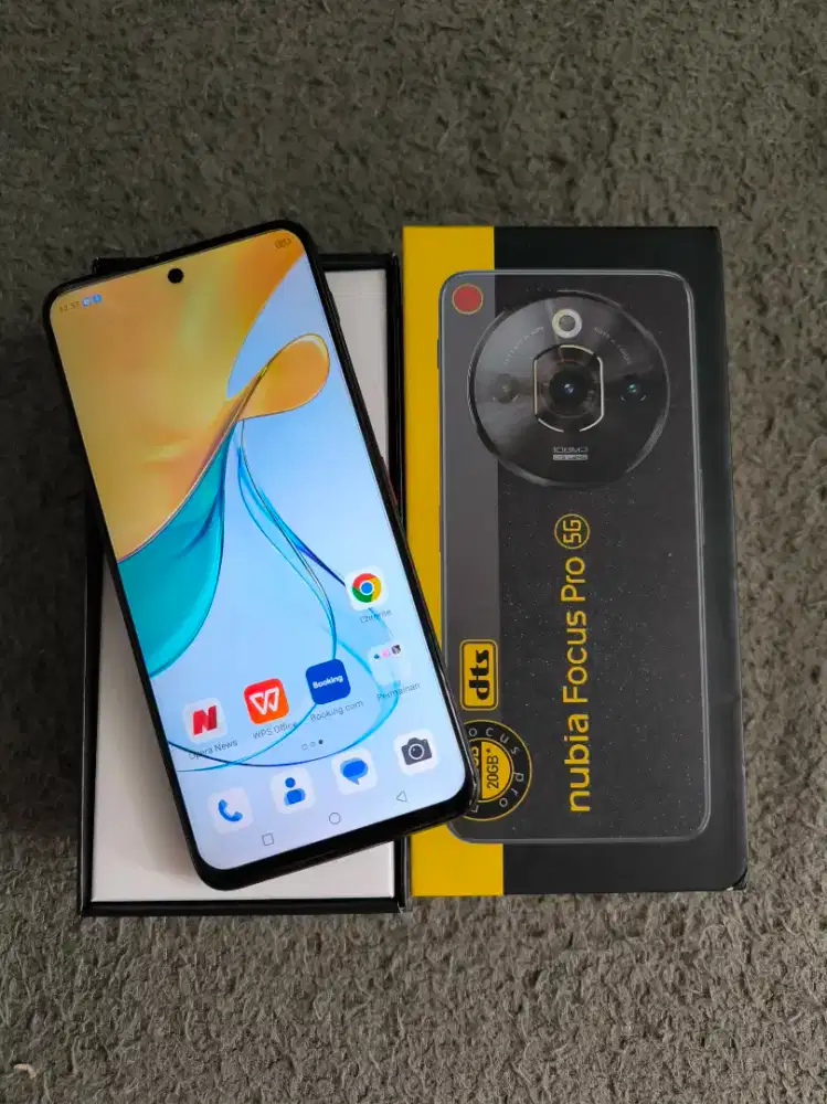 Nubia Focus Pro 8/256 5G Mulus Fullset