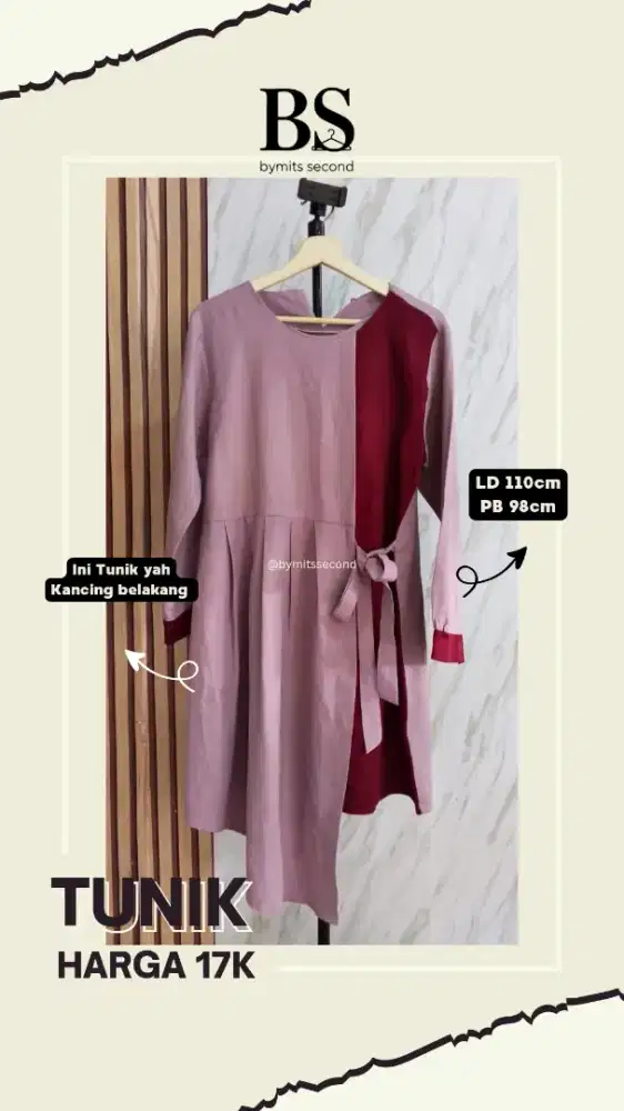 Bymits Second Tunik Cantik
