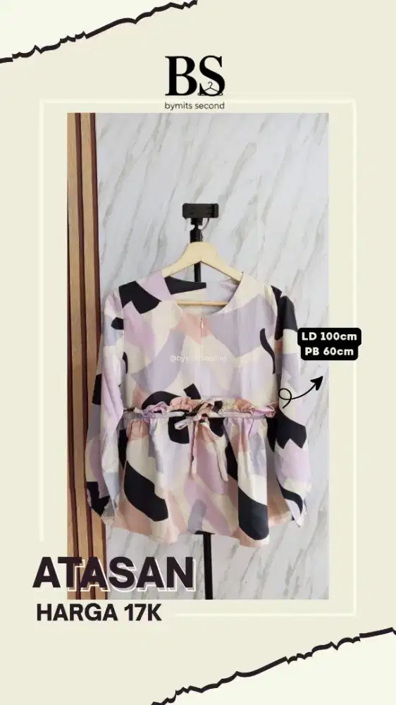 Bymits Second Atasan Pita Lucu