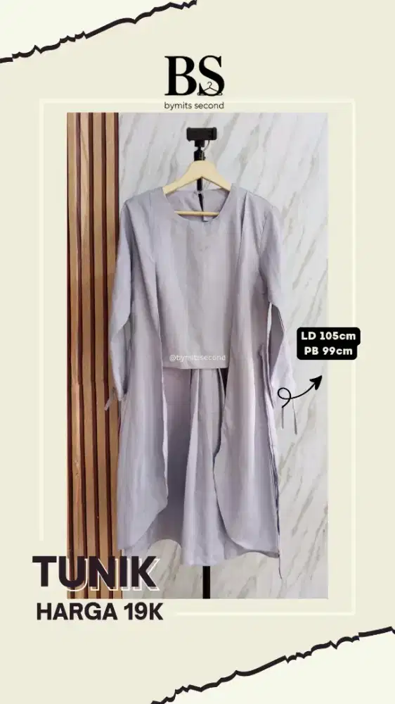 Bymits Second Tunik Nyatu Outer Cantik