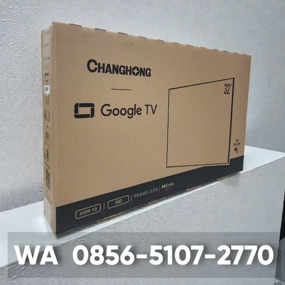 TV Android Changhong 32inci - masih baru dan segel