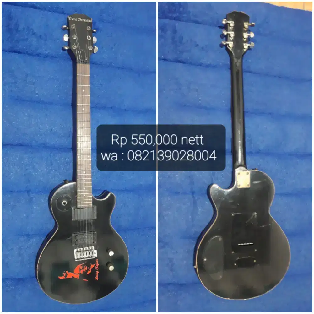 Gitar elektrik normal tinggal pakek