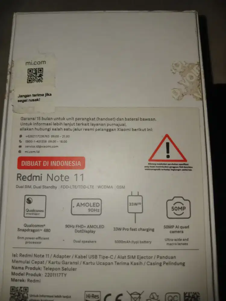 Dijual Hp Xiomi Redmi Note 11