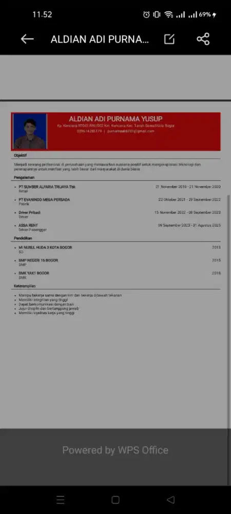 Mencari pekerjaan sebagai driver