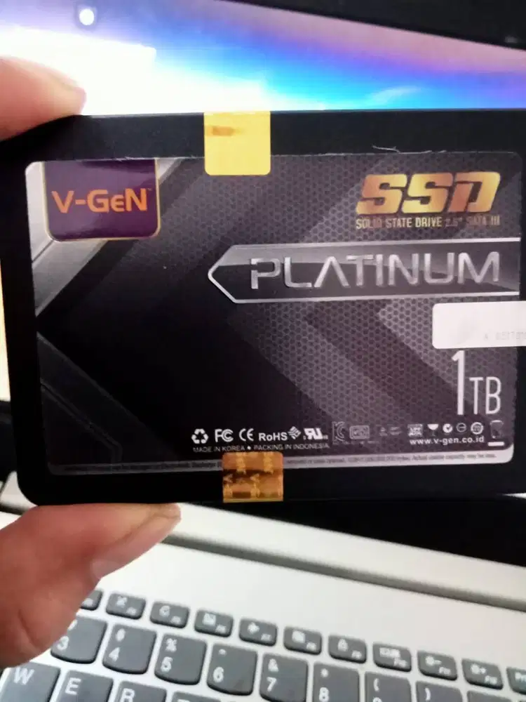 SSD 1 TB Vgen Platinum Sata Baru tanpa Dus