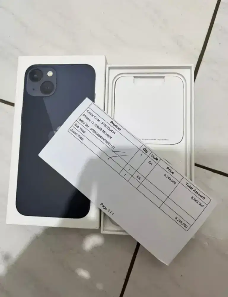 Iphone 13 128 ibox garansi ibox masih aktif